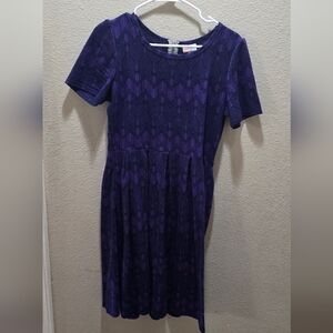 LuLaRoe Deep Purple Dress